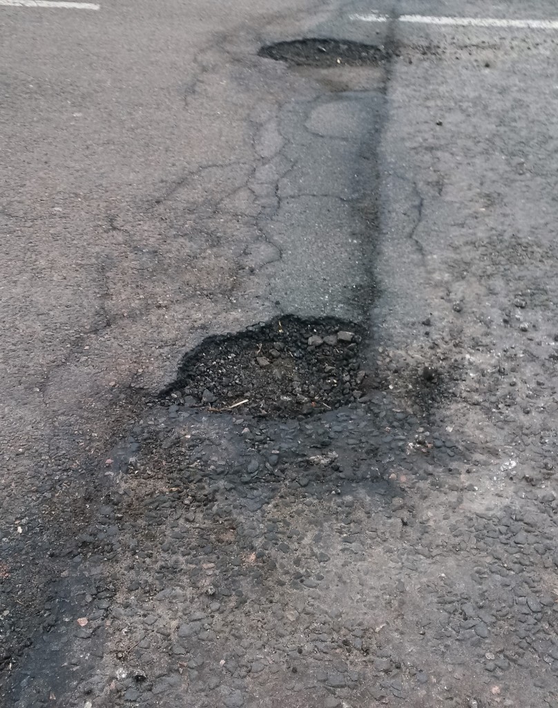 Photo of pothole