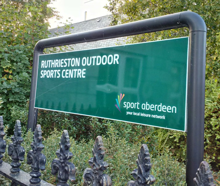 Photo of Ruthrieston Outdoor Sports Centre sign