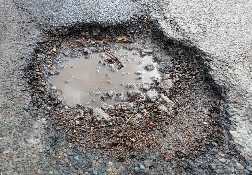 Photo of pothole