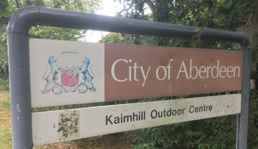 Photo of Kaimhill Outdoor Centre sign